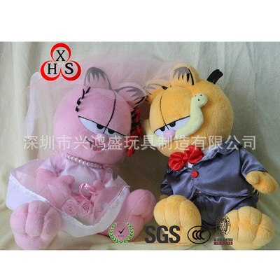 西装加菲猫玩偶 深圳工厂直供，时尚造型引爆市场